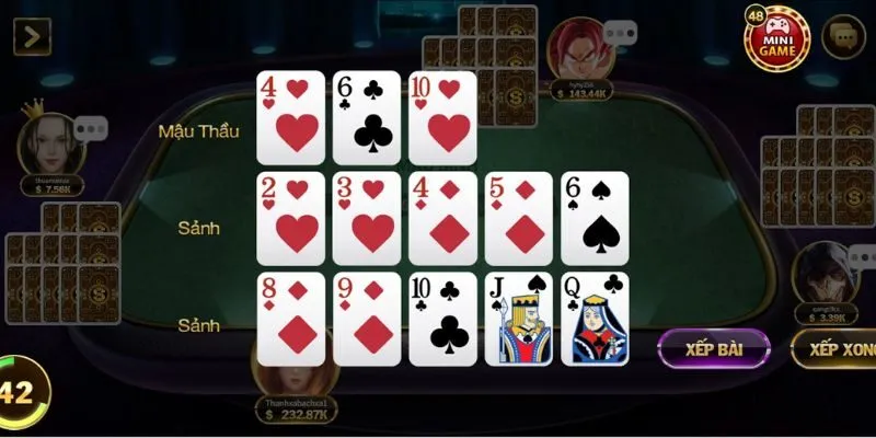 Thuật ngữ trong Mậu Binh online